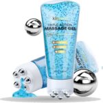 Kinzeno Erfahrungen: Kinzeno Triple-Action Massage Gel Tube mit 5-Kugel-Magnet-Rollerkopf