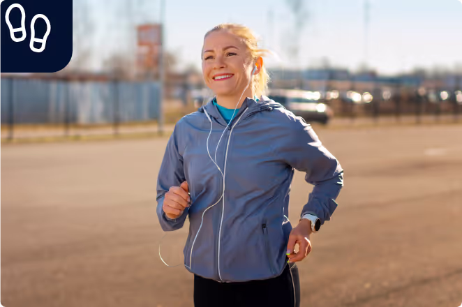 Wellnee Kniebandage beim Joggen â Kniebandage Sport Test